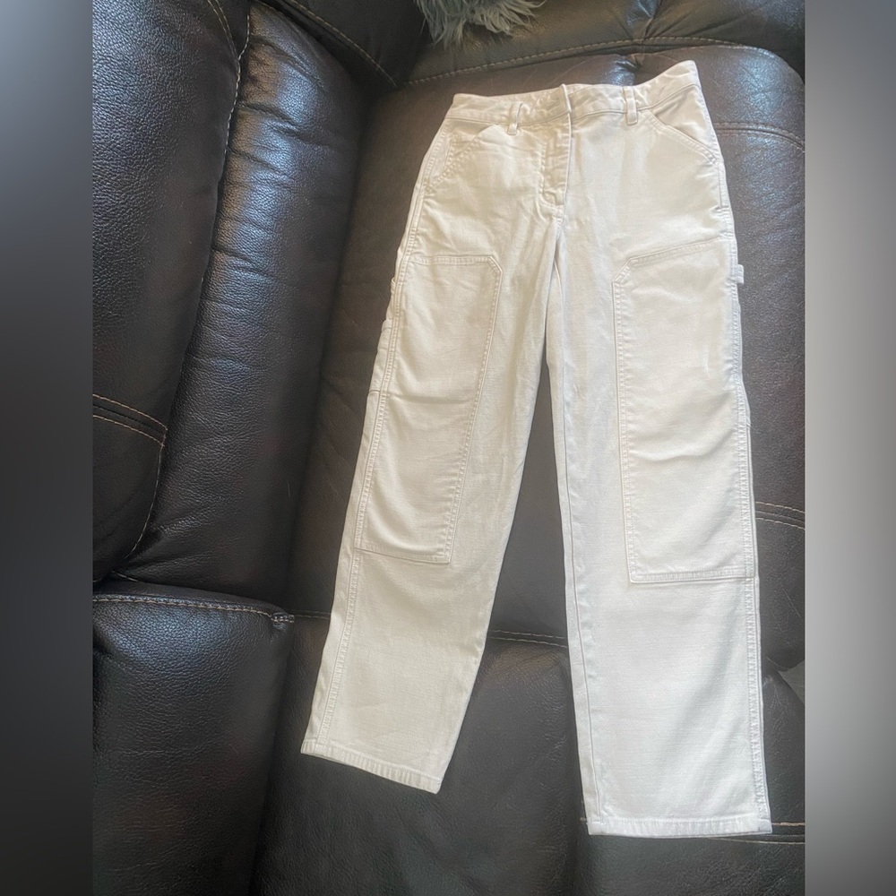 Wilfred Cream High-Waisted Pants
